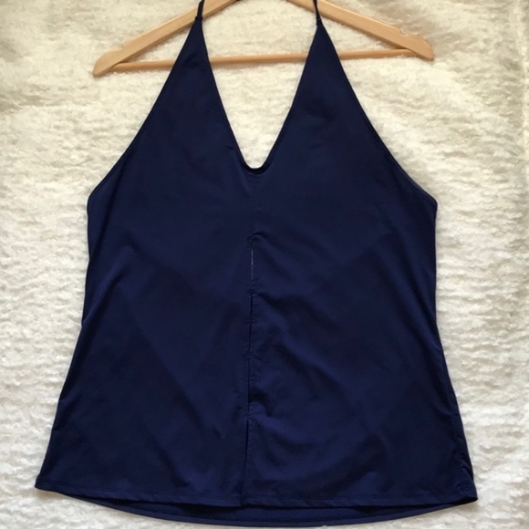 NWT Fabletics Chiara Tank Navy L - Picture 3 of 6